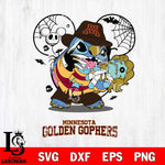 Minnesota Golden Gophers Stitch Freddy Krueger Halloween Svg Eps Dxf Png File, Digital Download, Instant Download
