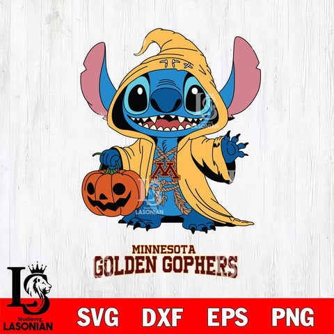 Minnesota Golden Gophers Stitch Horror Svg Eps Dxf Png File, NCAA svg, Digital Download, Instant Download