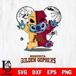 Minnesota Golden Gophers Stitch Horror Halloween 2 Svg Eps Dxf Png File, Digital Download, Instant Download