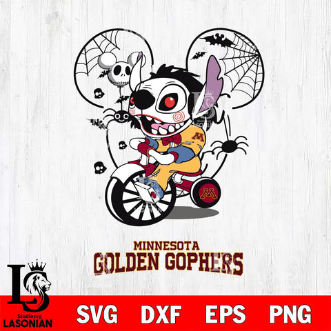Minnesota Golden Gophers Stitch Jigsaws Halloween Svg Eps Dxf Png File, Digital Download, Instant Download