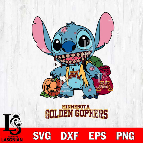 Minnesota Golden Gophers Stitch Zombie Svg Eps Dxf Png File, NCAA svg, Digital Download, Instant Download