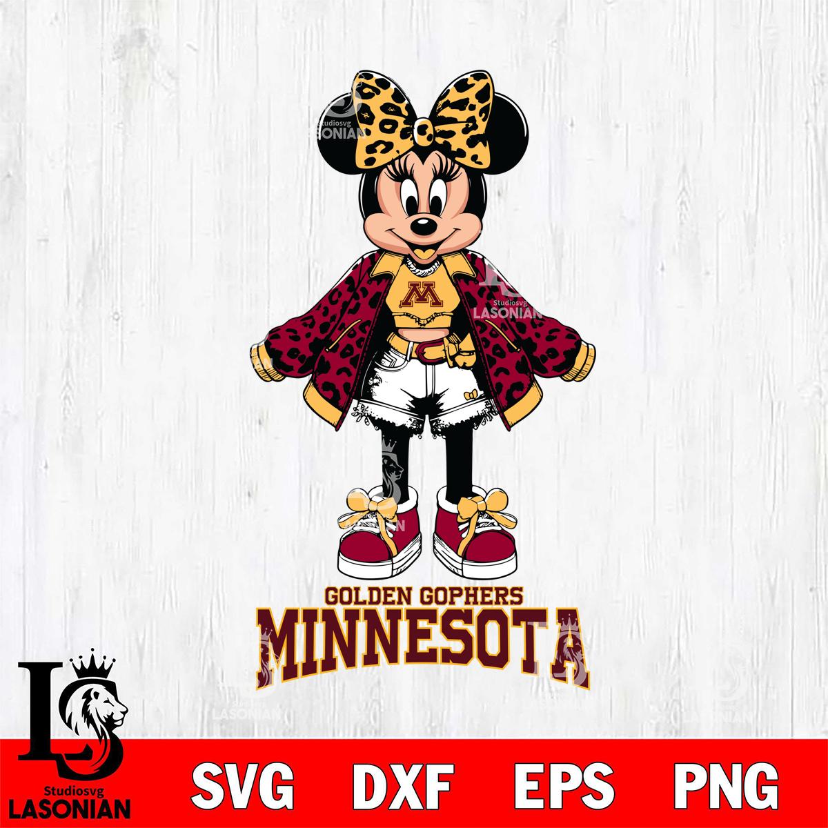 Minnesota Golden Gophers Style Minnie Disney – lasoniansvg