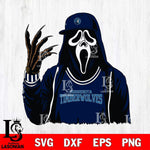 Minnesota Timberwolves Ghostface Horror basketball SVG DXF EPS PNG FILE, NBA File Cut,Halloween Digital Download,Instant Download, Silhouette
