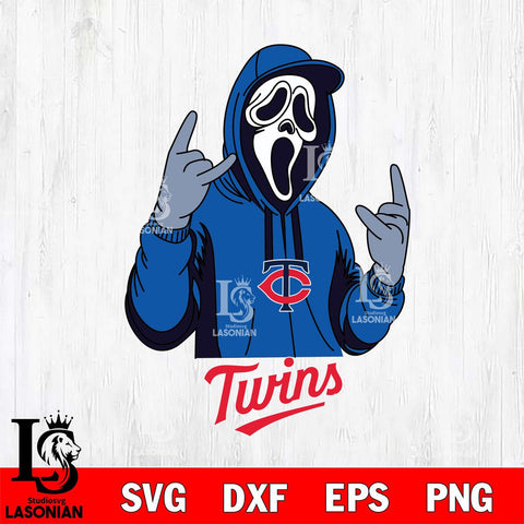 Minnesota Twins Ghostface Svg Eps Dxf Png File, Digital Download, Instant Download