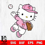 Minnesota Twins Hello Kitty throw baseball SVG DXF EPS PNG FILE, MLB File Cut,Hello Kitty Digital Download,Instant Download, Silhouette