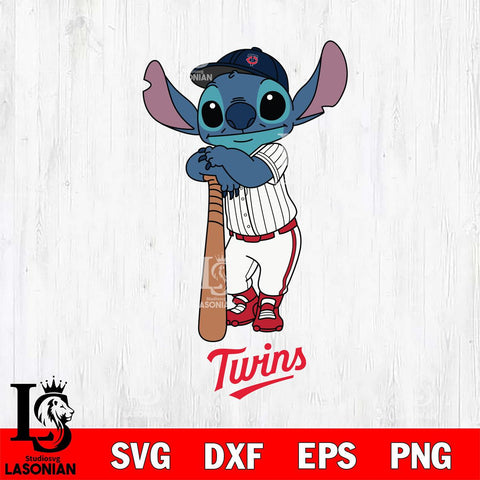 Minnesota Twins Stitch Baseball bat SVG DXF EPS PNG FILE, MLB File Cut, Digital Download,Instant Download, Silhouette, Stitch Cricut