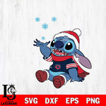 Minnesota Twins Stitch Wearing Winter Scarf SVG DXF EPS PNG file, Cut file cricut, Instant Download
