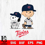 Minnesota Twins snoopy and charlie brown sport Svg Eps Dxf Png File, MLB File Cut,Digital Download,Instant Download,MLB Svg Files