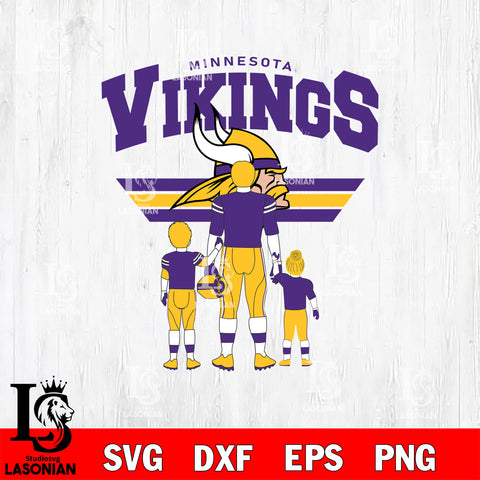 Best dad ever Minnesota Vikings SVG DXF EPS PNG FILE, File Cut, Digital Download,Instant Download, Silhouette, Cricut