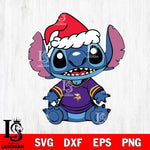 Minnesota Vikings Baby Stitch Christmas Svg Eps Dxf Png File, Digital Download, Instant Download