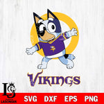 Minnesota Vikings Bandit Heeler Rugby Svg Eps Dxf Png File, Digital Download ,Instant Download, Cricut File