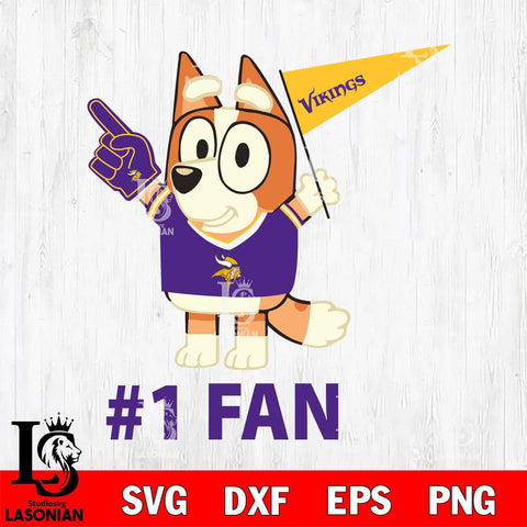 Minnesota Vikings Bingo 1# Fan Cricut Files,Bluey Svg file,Digital Download ,Instant Download