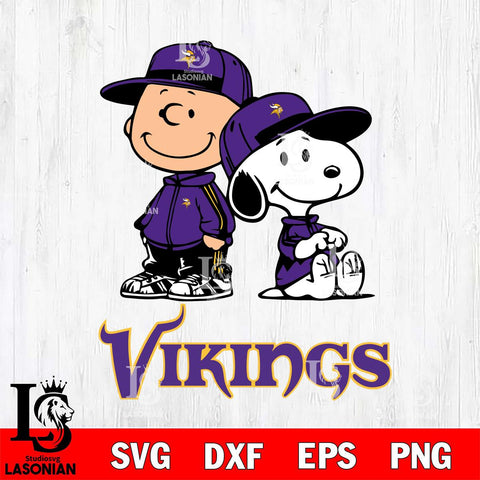 Minnesota Vikings Charlie Brown Snoopy Champions Svg Eps Dxf Png File, NFL svg , Digital Download , Instant Download, Cricut File