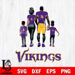 Minnesota Vikings Family Love Rugby SVG DXF EPS PNG FILE,NFL SVG, Father day Digital Download,Instant Download, Silhouette
