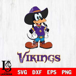 Minnesota Vikings Goofy Cowboy Sport SVG DXF EPS PNG FILE,NFL Cricut ,Football Digital Download,Instant Download, Silhouette