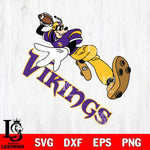 Minnesota Vikings Goofy rugby player SVG DXF EPS PNG FILE,NFL Cricut ,Football Digital Download,Instant Download, Silhouette