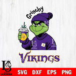 Minnesota Vikings Grinchy Bougie Christmas Svg Eps Dxf Png File,Cricut svg files, Digital Download, Instant Download