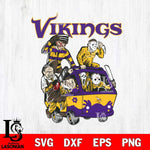 Minnesota Vikings Jason Voorhees Horror 10 Svg Eps Dxf Png File, NFL svg, Digital Download, Instant Download