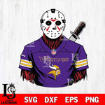 Minnesota Vikings Jason Voorhees Horror 4 Svg Eps Dxf Png File, NFL svg, Digital Download, Instant Download