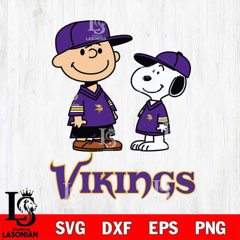 Minnesota Vikings Peanuts Snoopy Football SVG DXF EPS PNG FILE,Snoopy File Cut, Nfl Digital Download,Instant Download, Silhouette