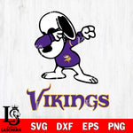 Minnesota Vikings Snoopy Sport 3 Svg Eps Dxf Png File, NFL svg, Digital Download, Instant Download