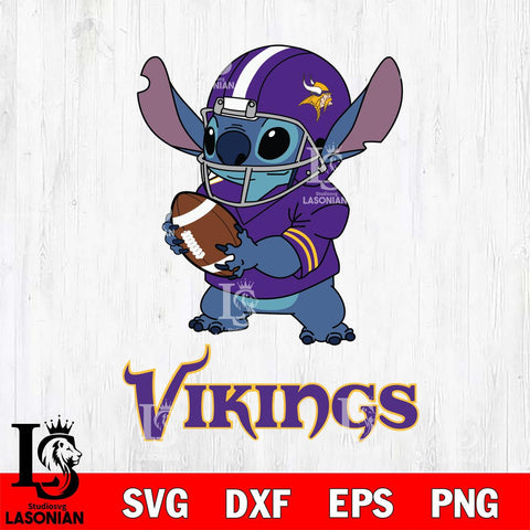 Minnesota Vikings Stitch Football Helmet SVG DXF EPS PNG FILE, NFL File Cut, Digital Download,Instant Download, Silhouette, Cricut