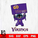 Minnesota Vikings Stitch Go cheer SVG DXF EPS PNG FILE, NFL File Cut, Digital Download,Instant Download, Silhouette, Cricut