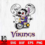 Minnesota Vikings Stitch Jigsaws Halloween Svg Eps Dxf Png File, Digital Download, Instant Download