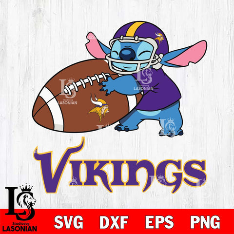 Minnesota Vikings Stitch Sport SVG DXF EPS PNG FILE, Stitch File Cut,NFL Digital Download,Instant Download, Silhouette