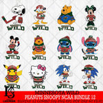 Minnesota Wild Disney Hockey NHL Bundle 12 SVG DXF EPS PNG FILE,NHL Bundle File Cut,Disney Digital Download,Instant Download, Silhouette