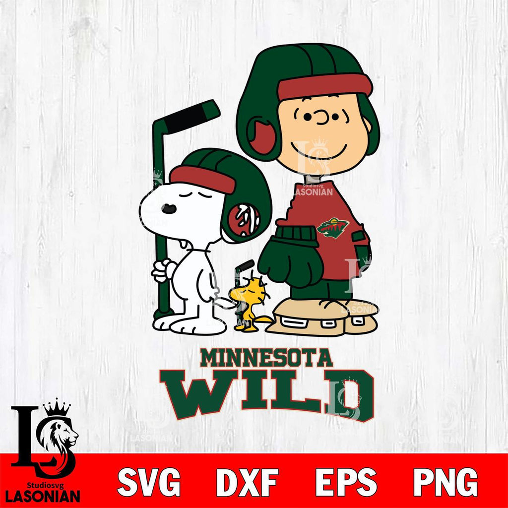 charlie brown football helmet Minnesota Wild Snoopy and Charlie Brown Hockey – lasoniansvg