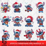 Minnesota Wild Stitch Sport Christmas NHL Bundle 12 Svg Eps Dxf Png File, Digital Download, Instant Download