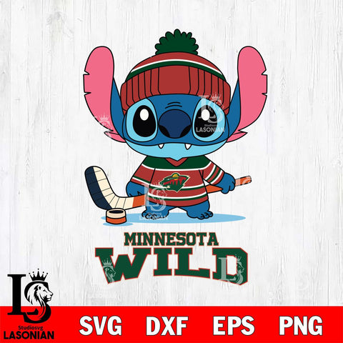 Minnesota Wild Stitch Sport NHL Hockey SVG DXF EPS PNG FILE,NHL File Cut,Disney Digital Download,Instant Download, Silhouette