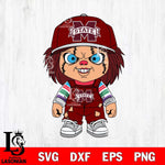 Mississippi State Bulldogs Chucky Football Horror Halloween Svg Eps Dxf Png File, NCAA svg, Digital Download, Instant Download