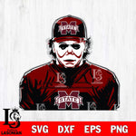 Mississippi State Bulldogs Michael Myers Horror Halloween Svg Eps Dxf Png File, NCAA svg, Digital Download, Instant Download