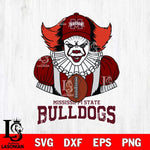 Mississippi State Bulldogs Pennywise Horror Sport 9 Svg Eps Dxf Png File, Digital Download