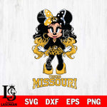 Missouri Tigers Beauty Minnie Mouse Svg Eps Dxf Png File, Digital Download, Instant Download
