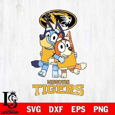Missouri Tigers Bluey & Bingo 3 Svg Eps Dxf Png File, NCAA svg, Digital Download, Instant Download