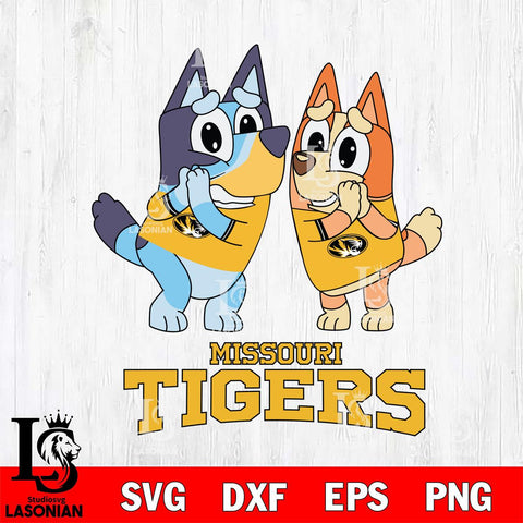 Missouri Tigers Bluey & Bingo 5 Svg Eps Dxf Png File, NCAA svg, Digital Download, Instant Download