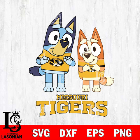 Missouri Tigers Bluey & Bingo 6 Svg Eps Dxf Png File, NCAA svg, Digital Download, Instant Download