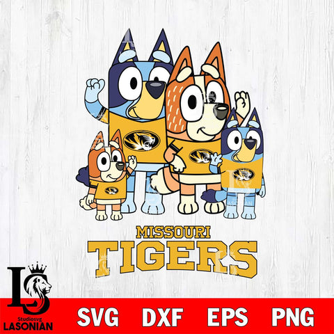 Missouri Tigers Bluey & Bingo 7 Svg Eps Dxf Png File, NCAA svg, Digital Download, Instant Download