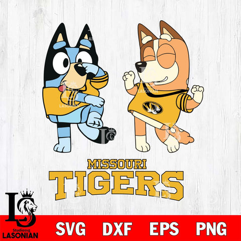 Missouri Tigers Bluey Chilli Sport Svg Eps Dxf Png File, Digital Download, Instant Download
