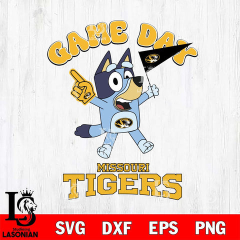 Missouri Tigers Bluey Game Day Svg Eps Dxf Png File, Digital Download, Instant Download