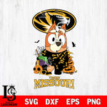 Missouri Tigers Bluey Halloween NCAA Svg Eps Dxf Png File, Digital Download, Instant Download