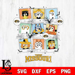 Missouri Tigers Bluey Halloween Sport Svg Eps Dxf Png File, Digital Download, Instant Download