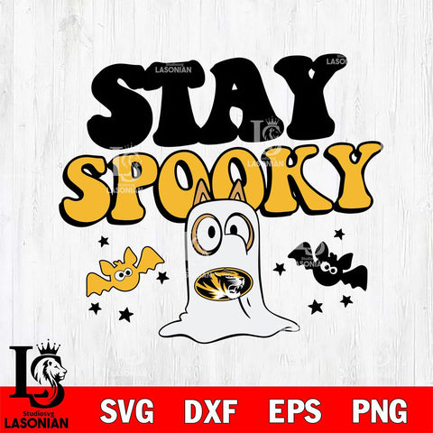 Missouri Tigers Bluey Halloween Stay Spooky Svg Eps Dxf Png File, Digital Download, Instant Download