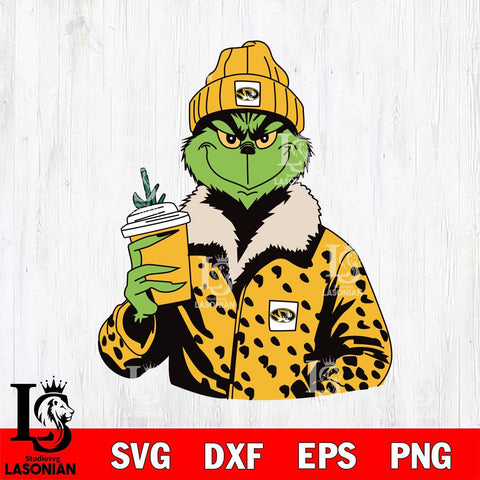 Missouri Tigers Boujee Grinch 12 Svg Eps Dxf Png File, Digital Download, Instant Download