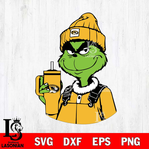 Missouri Tigers Boujee Grinch 2 Svg Eps Dxf Png File, Digital Download, Instant Download