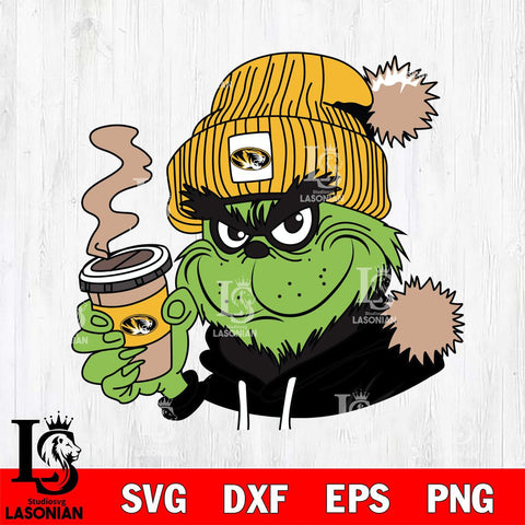 Missouri Tigers Boujee Grinch 4 Svg Eps Dxf Png File, Digital Download, Instant Download