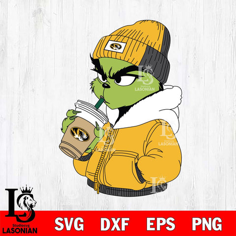 Missouri Tigers Boujee Grinch 6 Svg Eps Dxf Png File, Digital Download, Instant Download